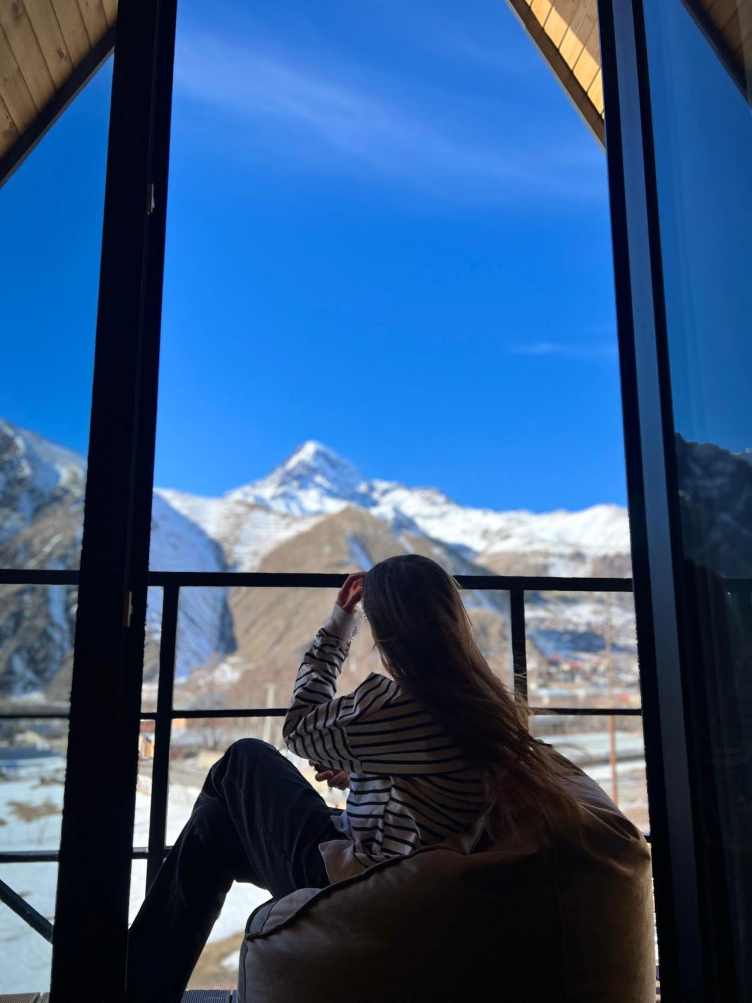 Sunset Cottage Kazbegi ภายนอก รูปภาพ
